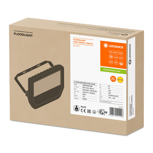 FL PFM 50W/3000K SYM 100 BK - Image 2
