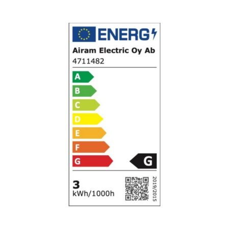 AIRAM LED OIVA P 3,5W/830 E14 energiamärgis G