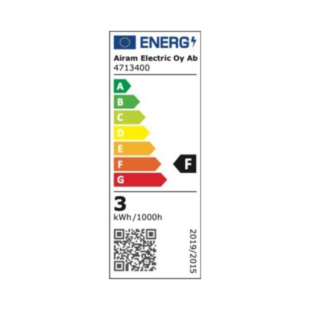 AIRAM LED MR11 2,6W/827 GU4 12V energiamärgis F