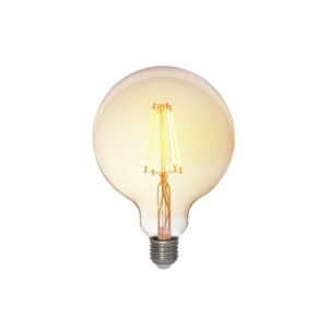 AIRAM Amber sarja leedlamp LED FIL DIM G125 ant. 5W/822 E27